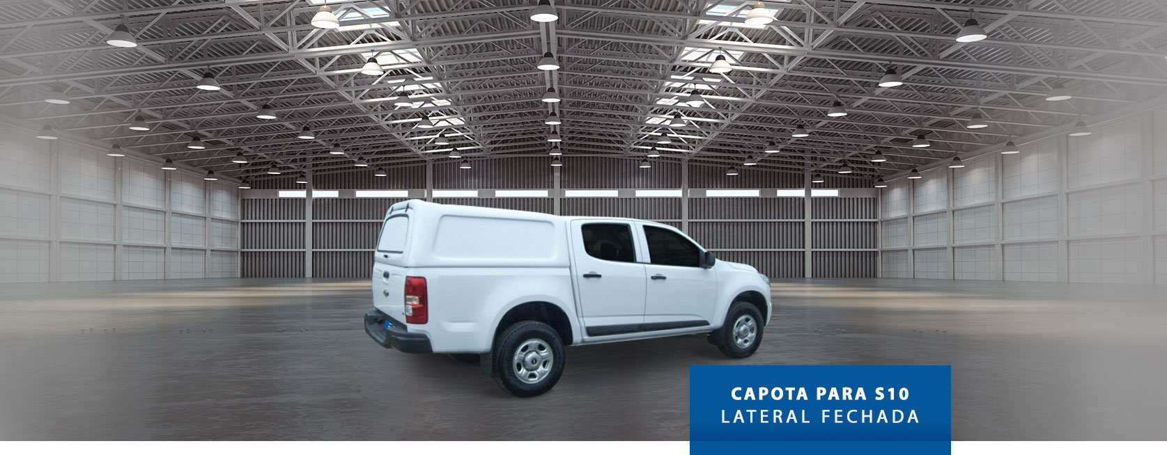 Lateral Fechadas - Capota de Fibra Chevrolet S10