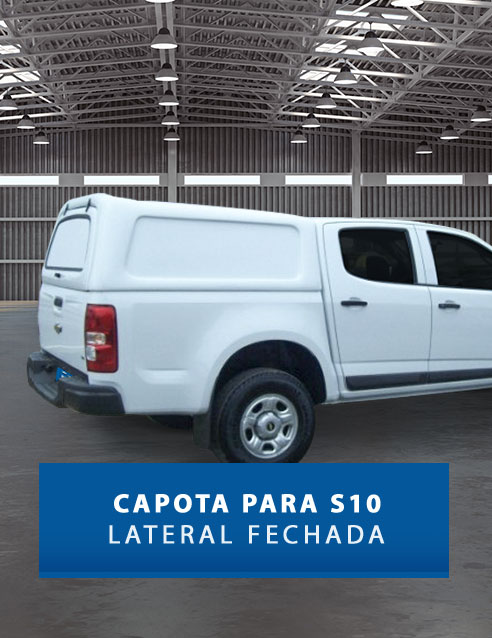Lateral Fechadas - Capota de Fibra Chevrolet S10