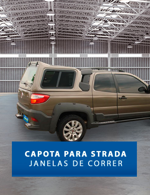 Janelas de Correr - Capota de Fibra Fiat Strada