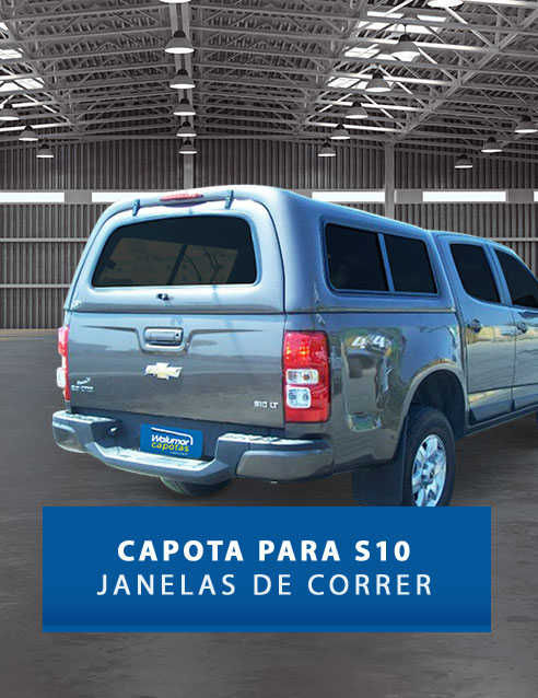 Janelas de Correr - Capota de Fibra Chevrolet S10