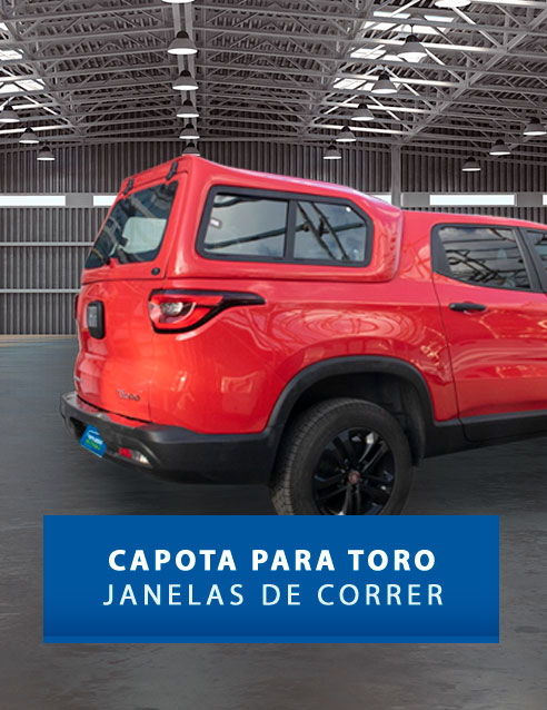 Janelas de Correr - Capota de Fibra Fiat Toro