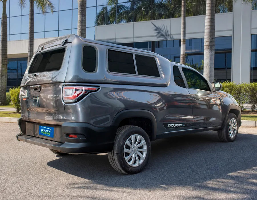 Janelas de Correr – Capota de Fibra Fiat Strada 2020/21 Cabine Dupla - Freedom / Endurance