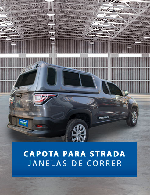 Janelas de Correr - Capota de Fibra Fiat Strada 2020/21