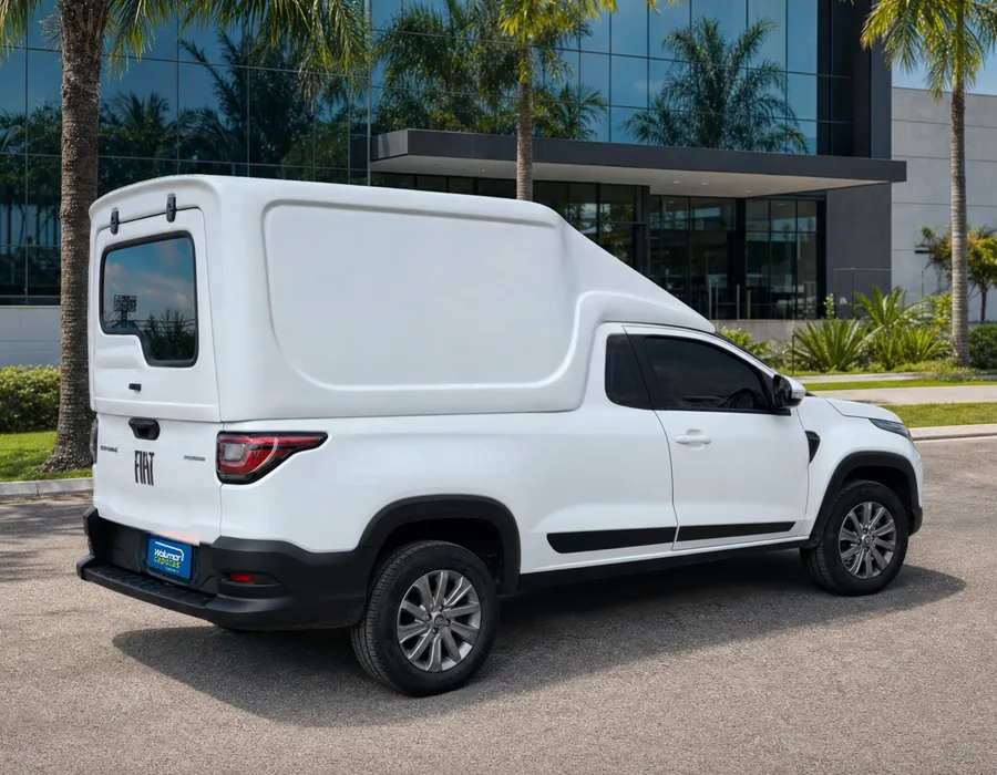 Furgão MTC – Capota de Fibra Fiat Strada 2020/21 Cabine Plus