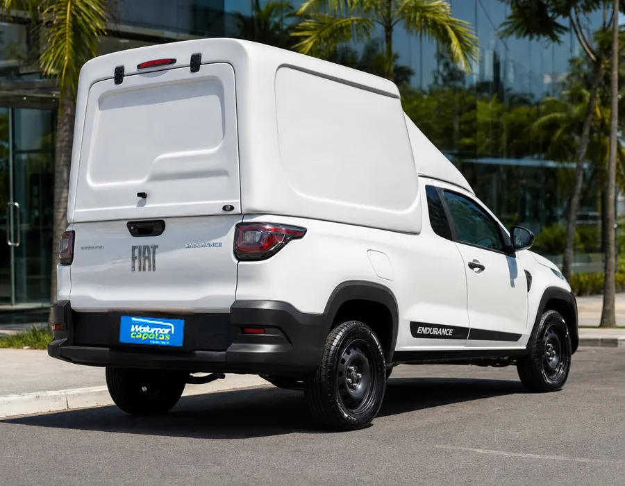 Furgão Meia Tampa – Capota de Fibra Fiat Strada 2020/21 Furgão Meia Tampa – Capota de Fibra Fiat Strada 2020/21 Cabine Dupla - Freedom / Endurance