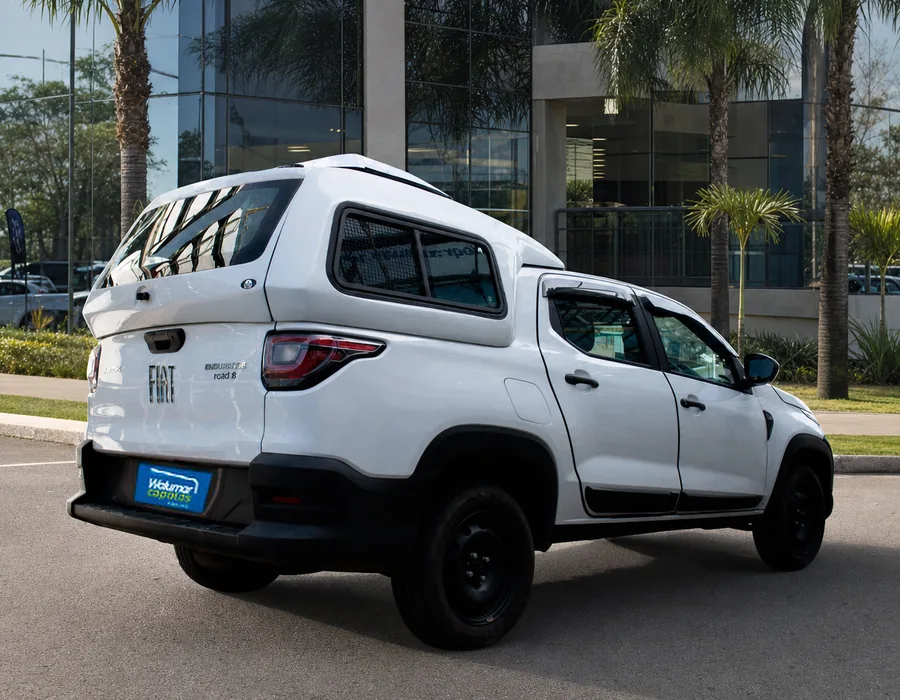 Capota Climatizada com Janelas de Correr – Capota de Fibra Fiat Strada 2020/21 Cabine Dupla - Freedom / Endurance
